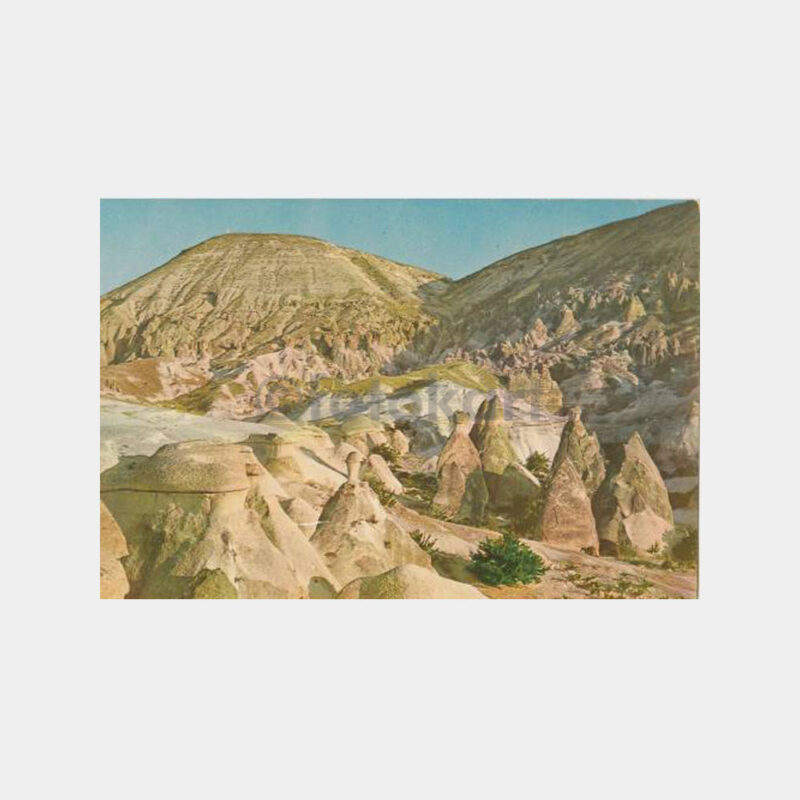 1970 Nevşehir Peri Bacaları Görünüş Kartpostal