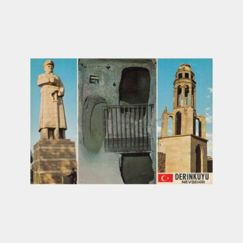 1976 Nevşehir Derinkuyu Görünüş Kartpostal