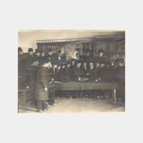 1920'ler Öğrenciler Fizik Deneyinde Fotoğraf