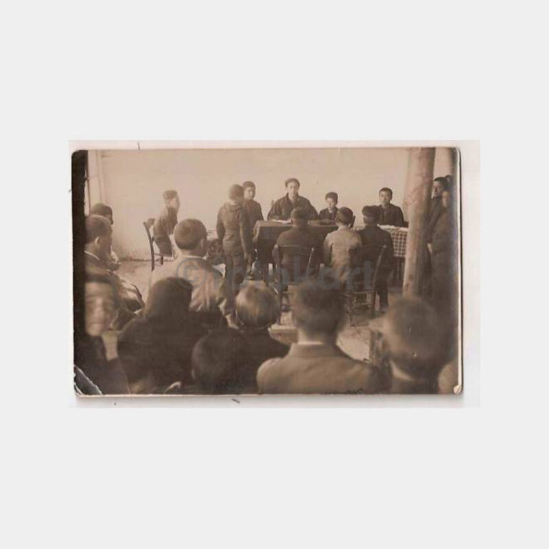 1927 Okul Sınıfta Yapılan Bir Gösteri Fotoğraf