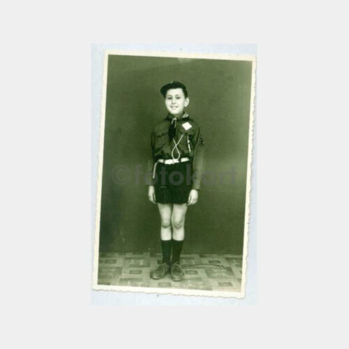 1950 İzci Çocuk Stüdyo Fotoğraf