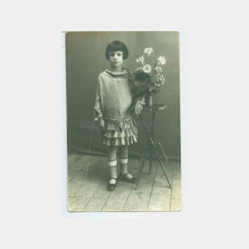 1930 Kız Çocuk Görünüş Stüdyo Fotoğraf