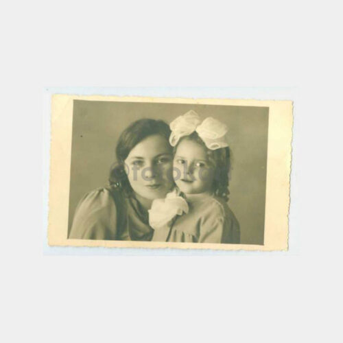 1937 Anne Kızı Stüdyo Fotoğraf