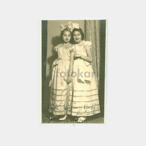 1942 Genç Kızlar Stüdyo Fotoğraf