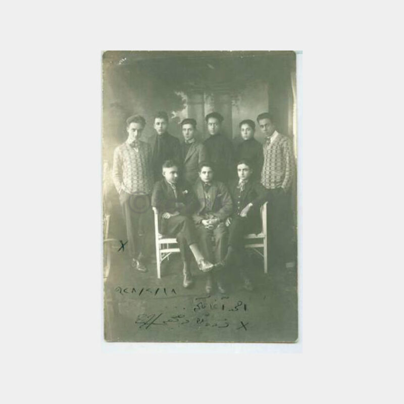1927 Gençler Görünüş -Arka Plan- Stüdyo Fotoğraf