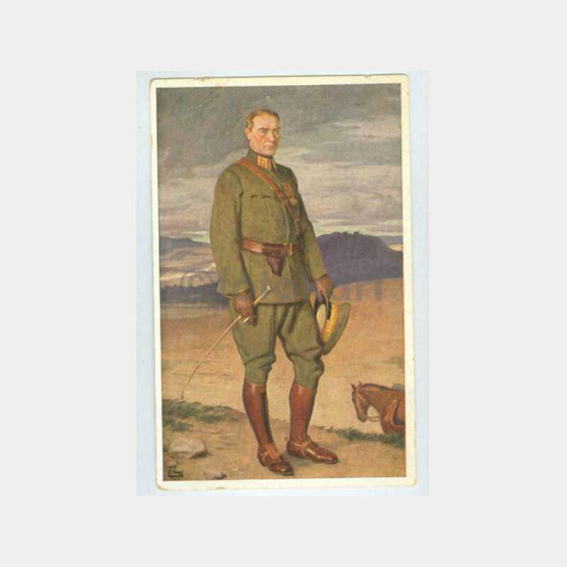Gazi Mustafa Kemal Atatürk -T.Tayyare Cemiyeti- Kartpostal