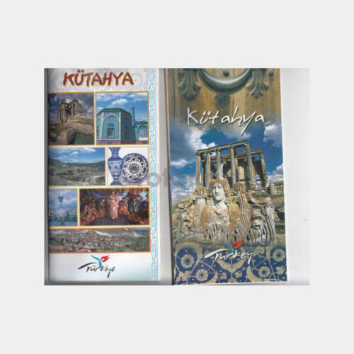 2008 Kütahya Konulu 2 Adet Turistik Broşür