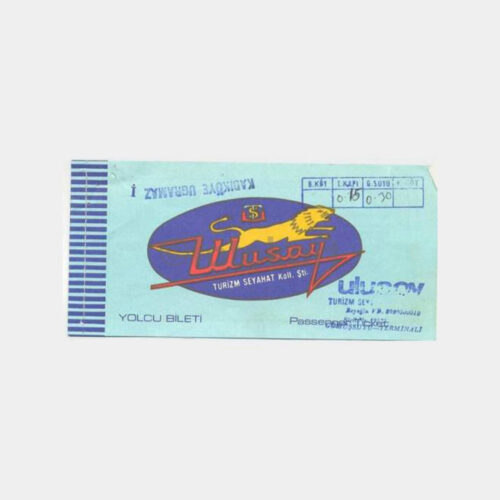 1988 Ulusoy Turizm Otobüs Bileti