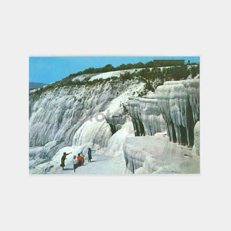 1970 Pamukkale Turistik Damgalı Kartpostal