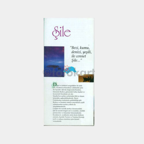 1996 Şile Turistik Broşürü