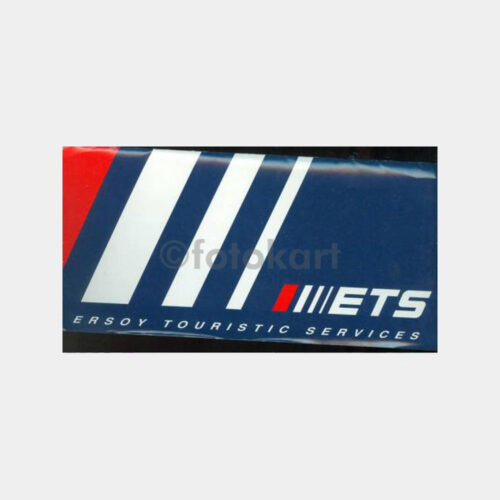 1998 ETS Ersoy Turistik Bilet Kartonu