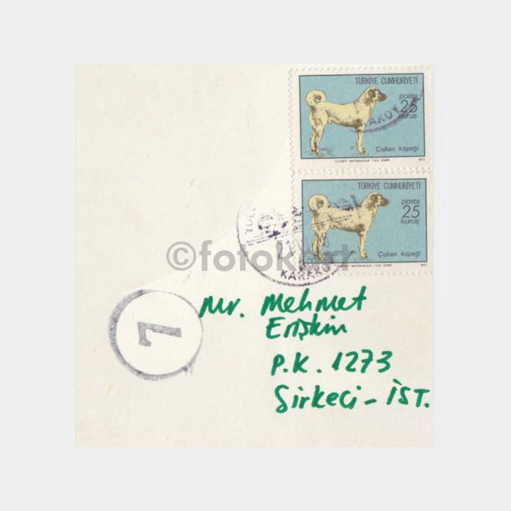 1975 Yolcu Salonu Turistik Posta Damgalı Kartpostal