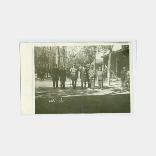 1922 Önemli Misafir Askerlerle Fotoğraf