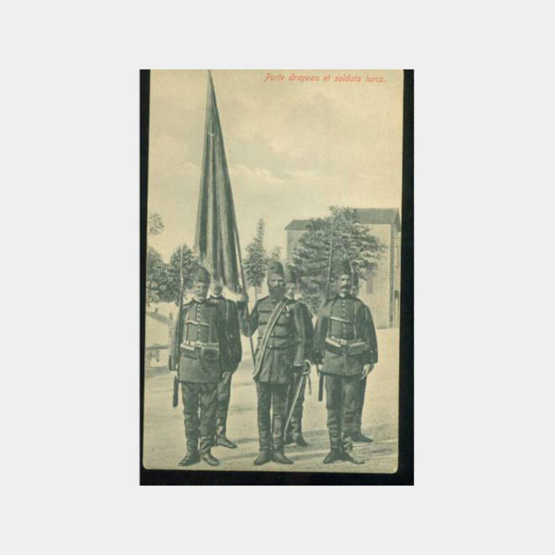 1908 Harekat Ordusu Askerleri Görünüş Kartpostal