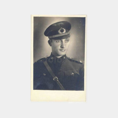 1937 Subay -Foto Hayrettin- Öğrenci Fotoğrafı