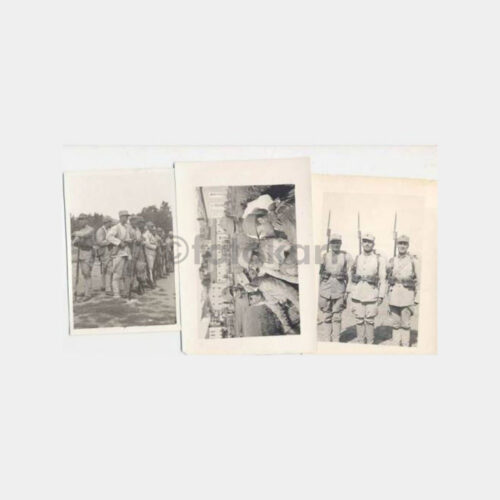 1935 Halıcıoğlu Askeri Grup 3 Adet Fotoğraf