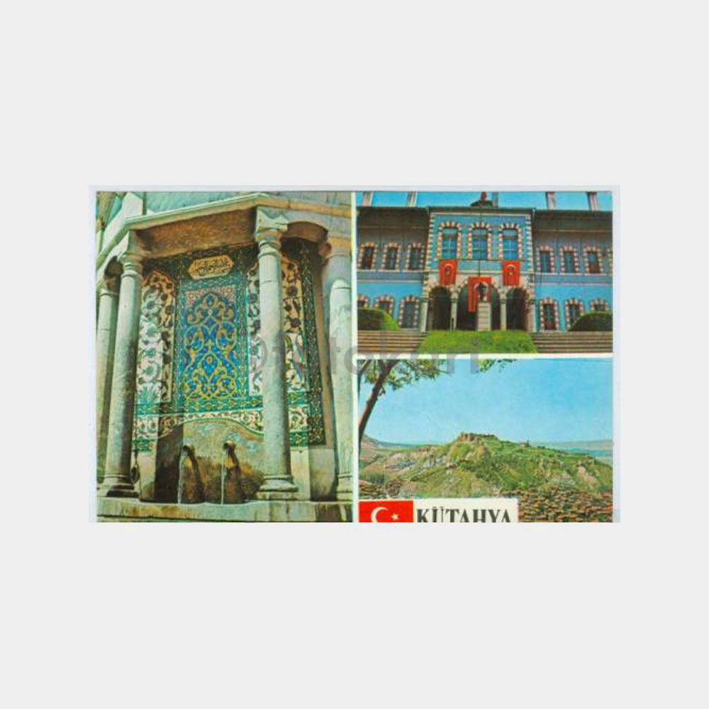 1976 Kütahya 3 Değişik Görünüş Kartpostal