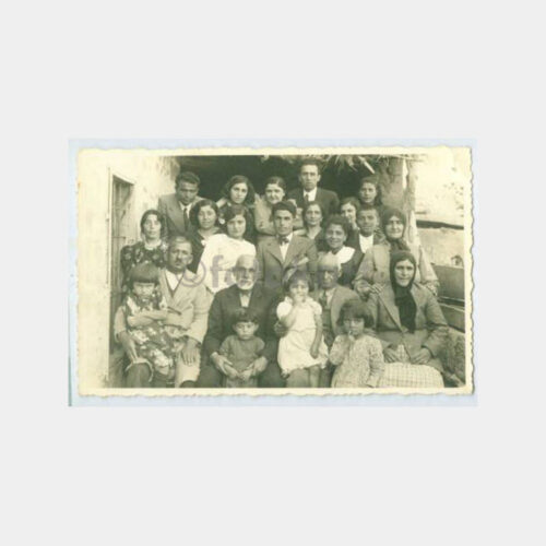 1939 Nişan Töreni Hatırası Aile Grup Fotoğraf