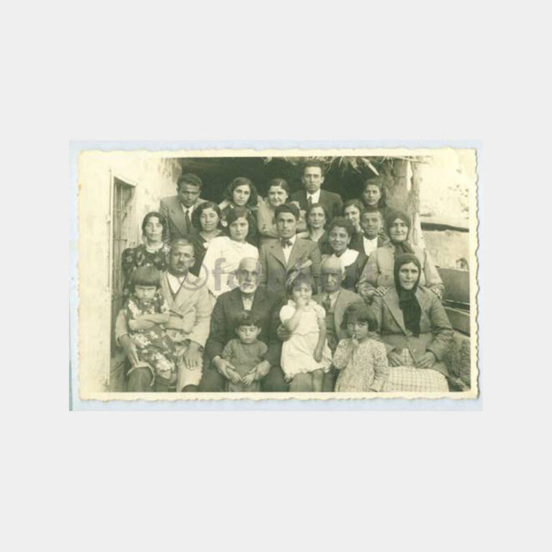1939 Nişan Töreni Hatırası Aile Grup Fotoğraf