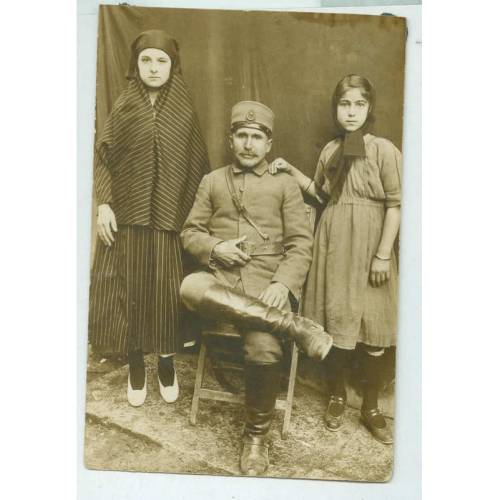 1923 Subay ve Ailesi Fotoğraf