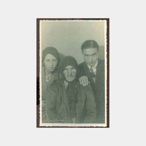 1934 İzmir Karşıyaka Çulluzade - Aile Fotoğraf