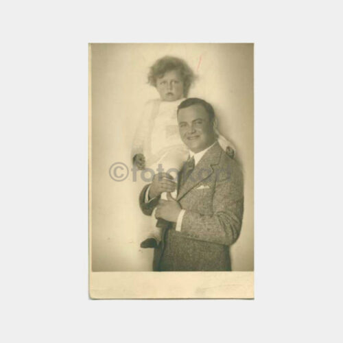 1930 Foto Weinberg - Aile Çocuk 2 Adet Fotoğraf