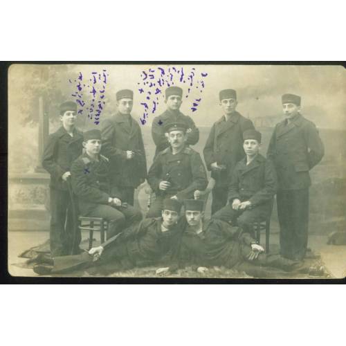 1924 Denizci Askerler Grup Stüdyo Fotoğraf