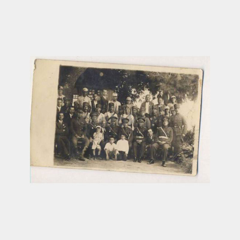 1925 Askeri Grup Belgesel Fotoğrafı