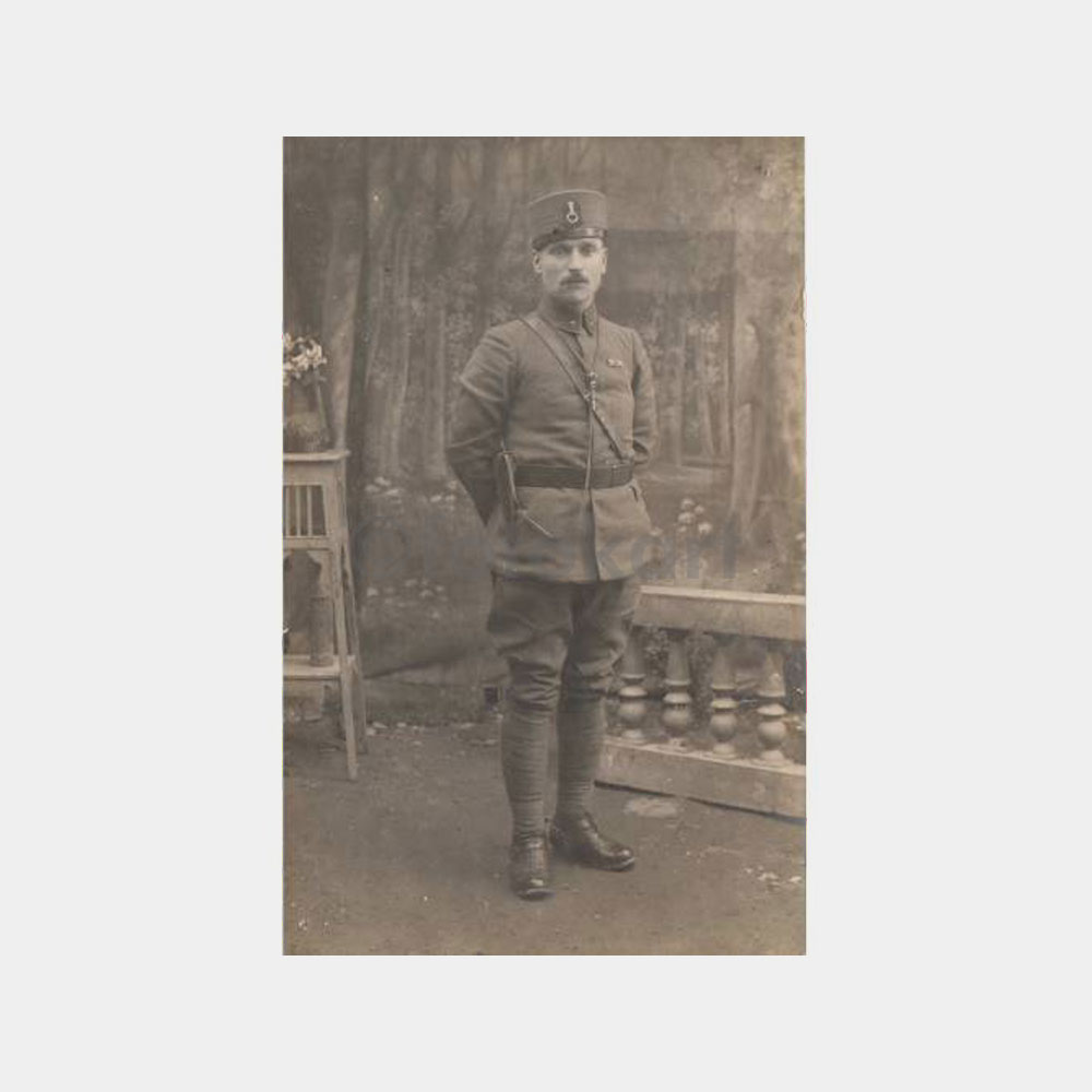 1926 Asker Subay -Damgalı- Stüdyo Fotoğraf