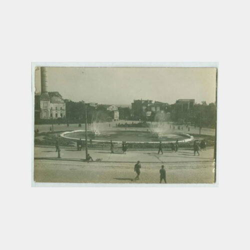 1938 Beyazıt Havuzu Görünüş Kartpostal