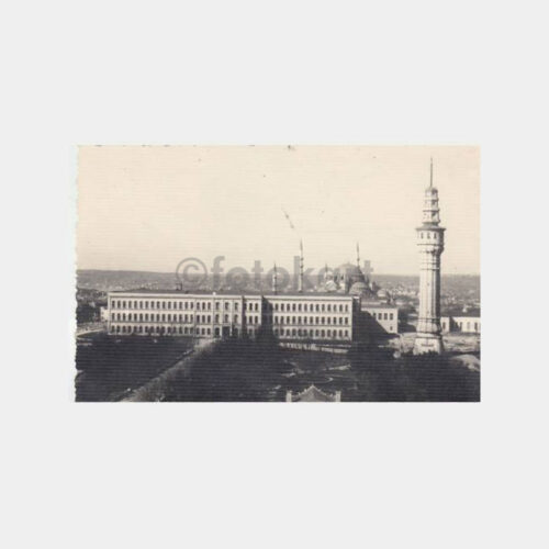1940 Üniversite-Beyazıt Kulesi Görünüş Kartpostal