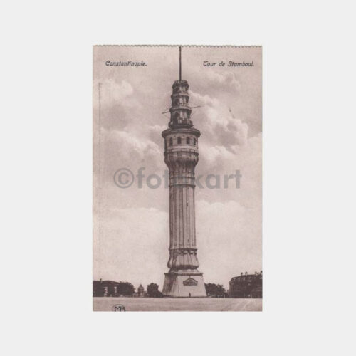 1920 Beyazıt Kulesi Görünüş Kartpostal