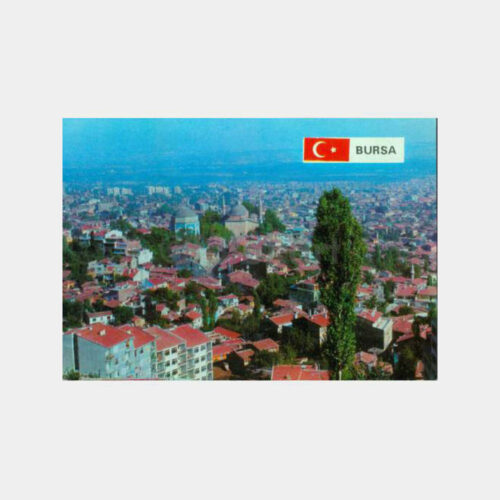 1970 Bursa Genel Görünüş Kartpostal
