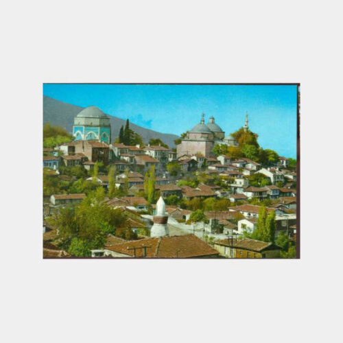 1970 Bursa Yeşil Görünüş Kartpostal