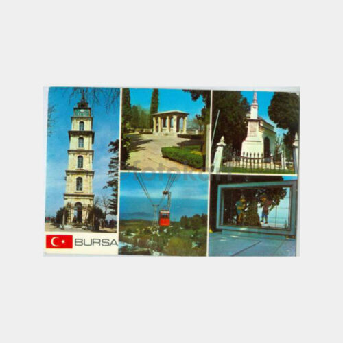 1970 Bursa Değişik Görünüşler Kartpostal