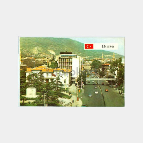 1970 Bursa Genel Görünüş Kartpostal