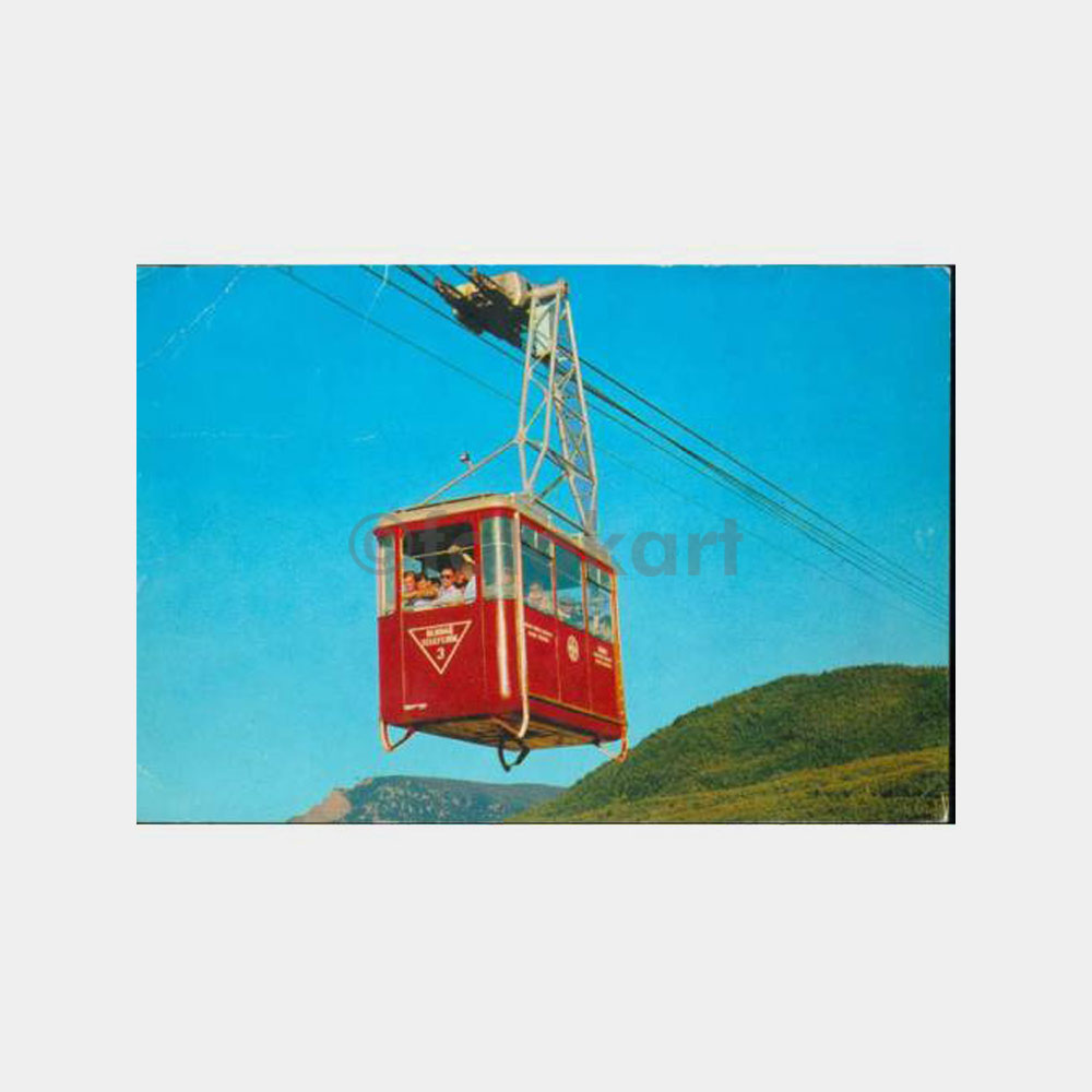 1970 Bursa Uludağ - Teleferik Konulu Kartpostal