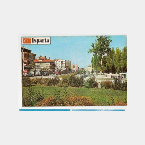 Isparta Şehirden Görünüş Kartpostal