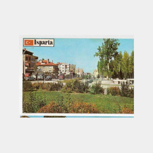 Isparta Şehirden Görünüş Kartpostal