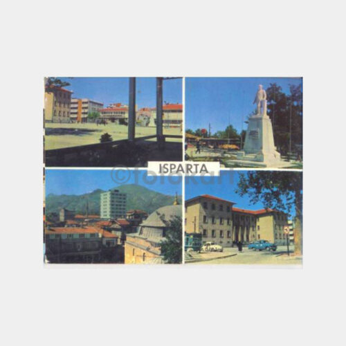 Isparta 4 Görünüş Kartpostal