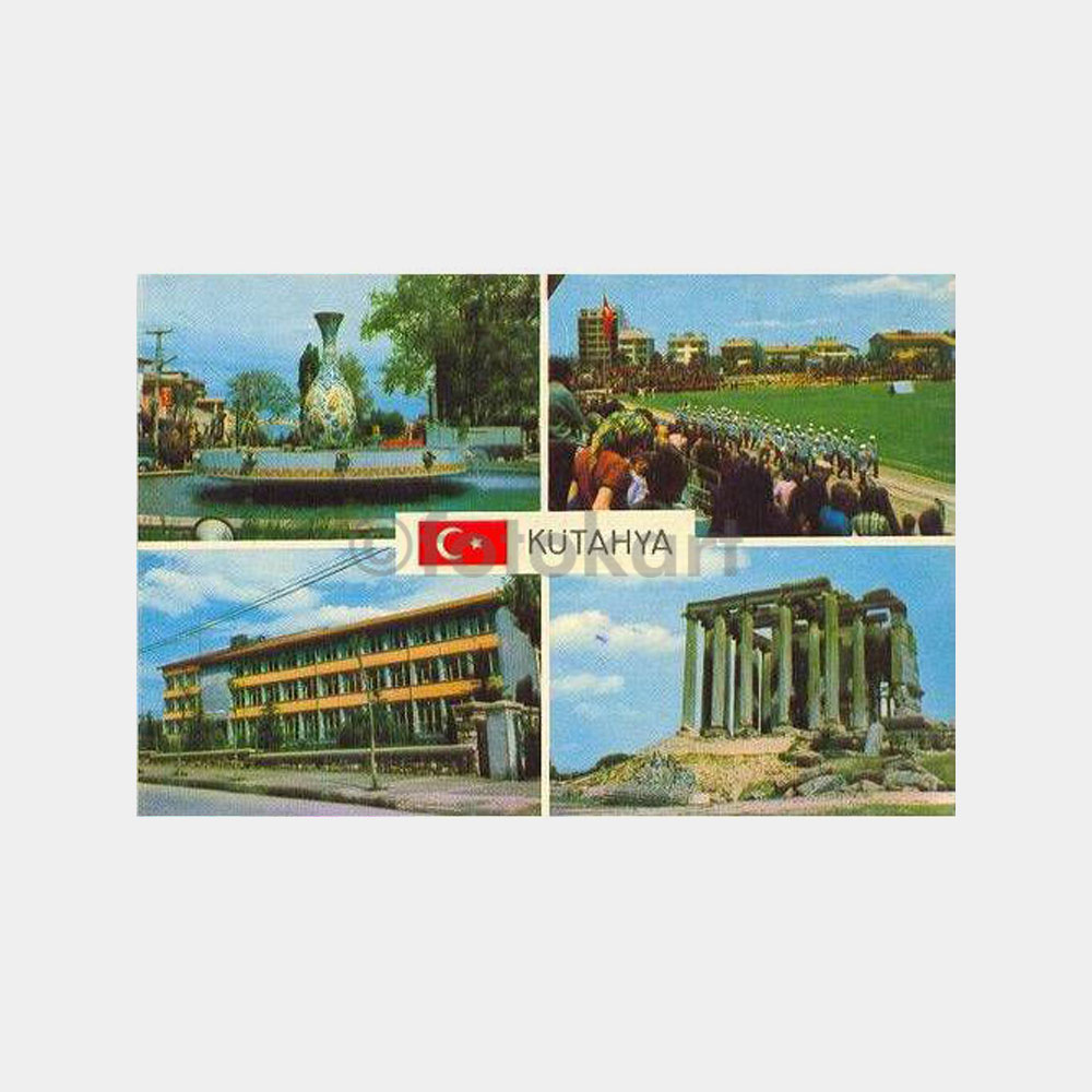 Kütahya 4 Görünüm Kartpostal