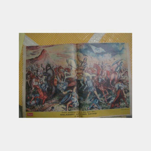 Malazgirt Meydan Savaşı - Baskı Resim