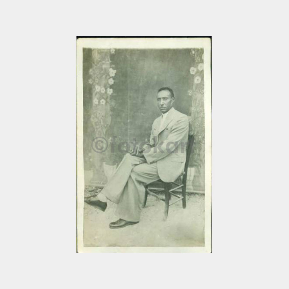 1930 Bay -Arka Plan- Stüdyo Fotoğraf