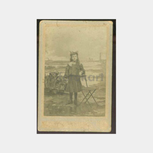 1900 Osmanlı Kız Çocuk Stüdyo Fotoğraf