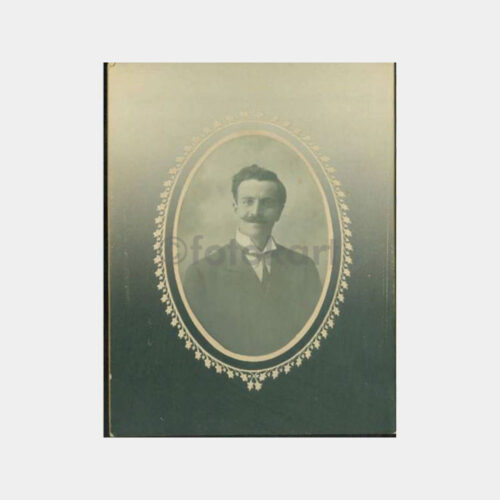 1900 Bay Görünüş Çerçeveli Stüdyo Fotoğraf