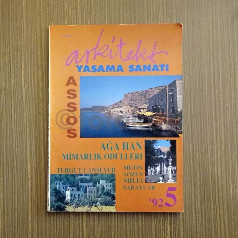 Arkitekt Yaşama Sanatı Dergi, 1992 Sayı 05