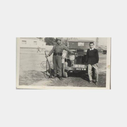 1965 Asker ve Jeep Konulu Fotoğraf