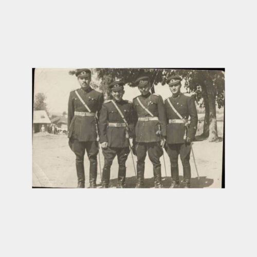 Dört Subay Törende Görünüş Fotoğraf