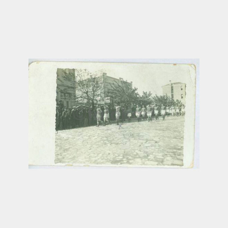 1936 Erdek - Asker Denizciler Tören Fotoğraf