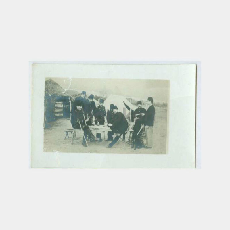 1919 Türk Ordu Karargah Subaylar Kartpostal